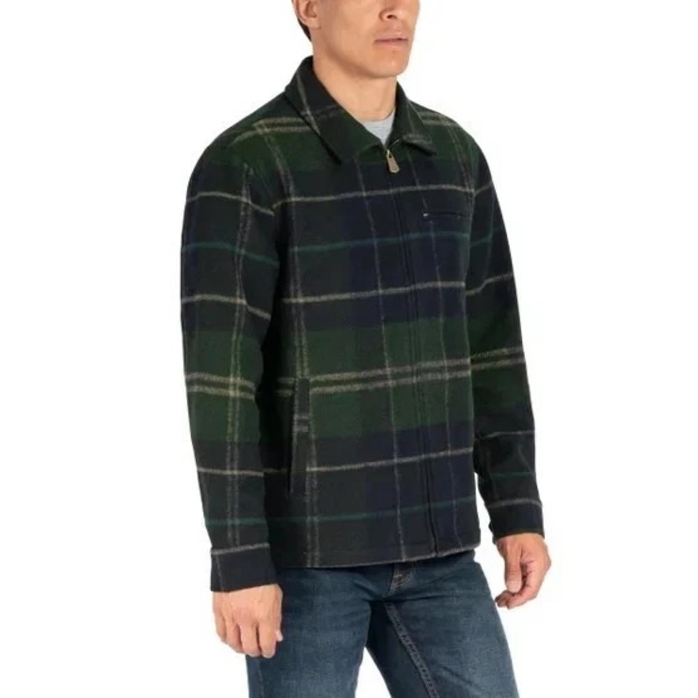Colorado Clothing Men's Classic Fit Flannel Jacket, Green, Size M NWT